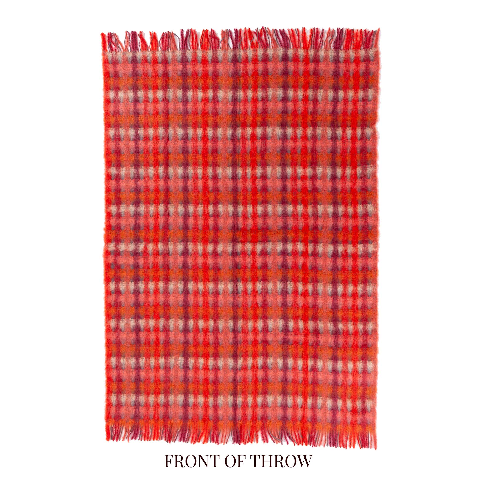 Carmen Mohair Blanket Flame - Image 3