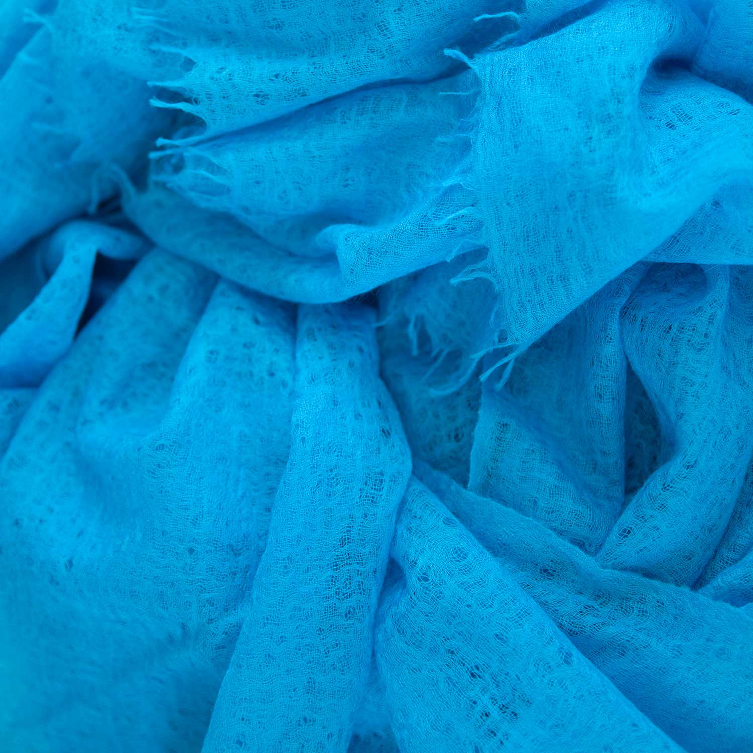 Diaphanous Pashmina Dark Turquoise - Image 10