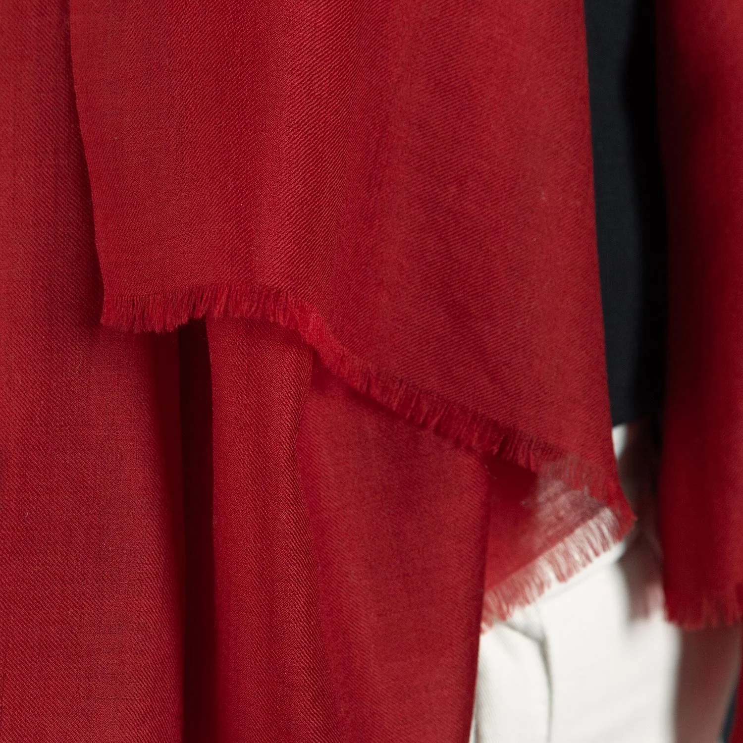 Luxe Merino Silk Shawl Russet - Image 4