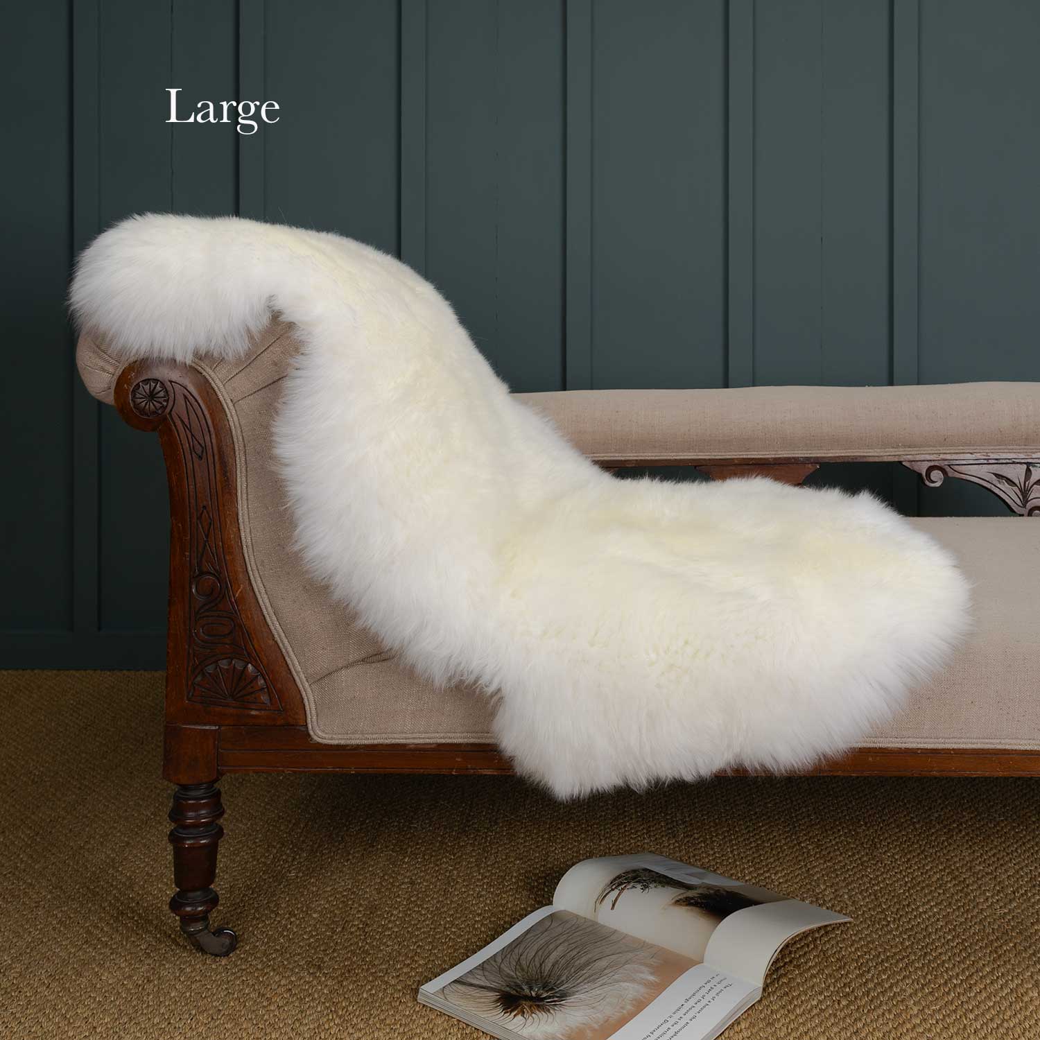 Natural White Sheepskin - Image 3