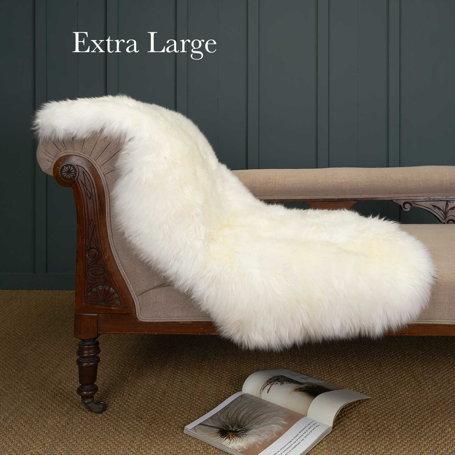 Natural White Sheepskin - Image 4