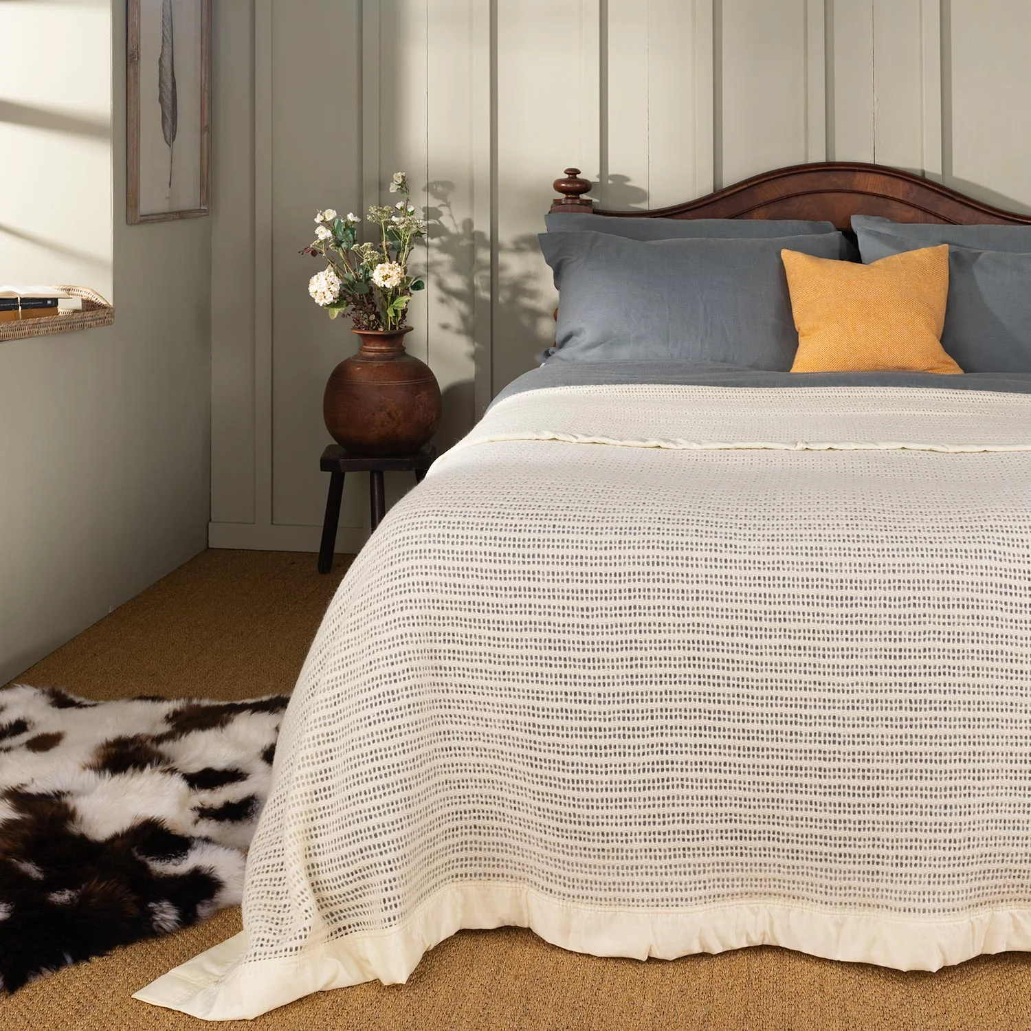 Wool Cellular Blanket - Image 14