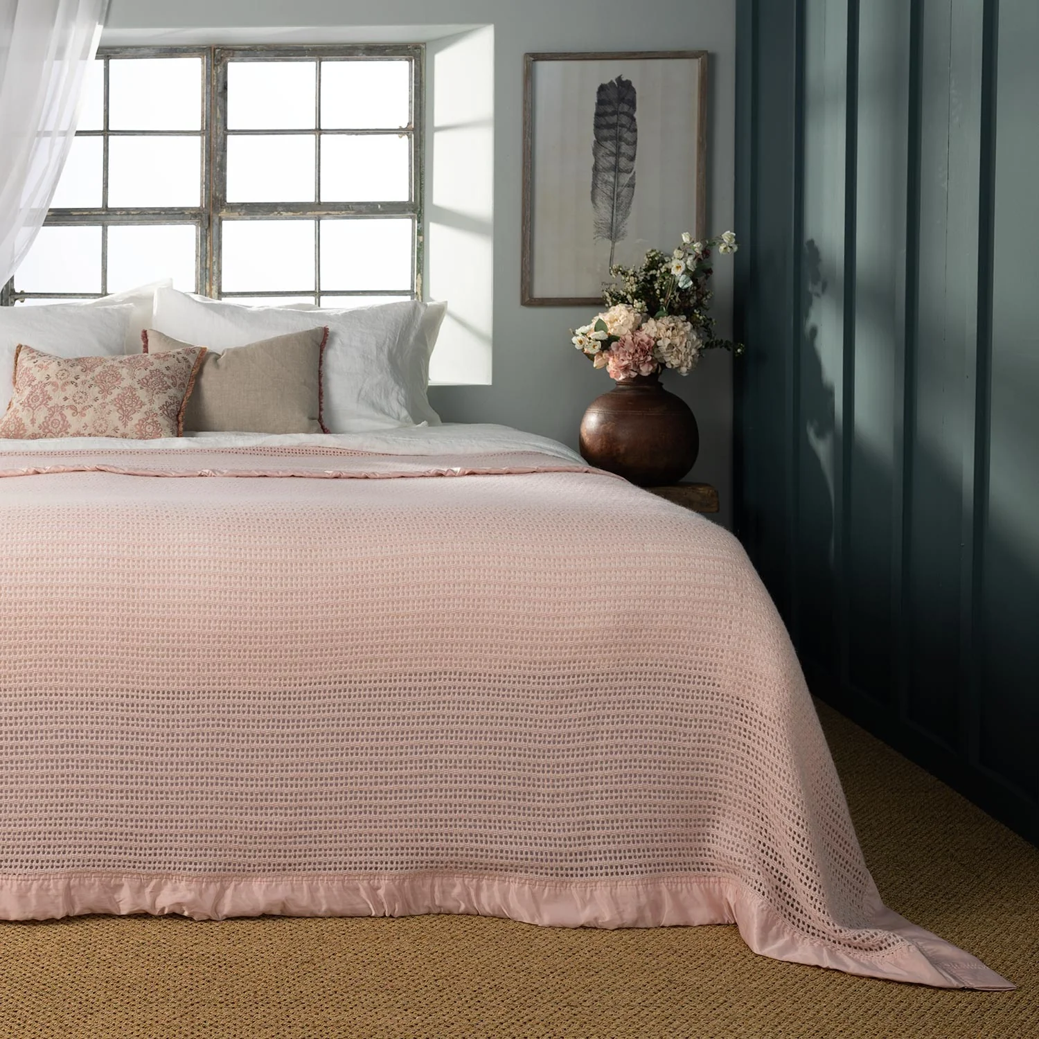 Wool Cellular Blanket - Image 3