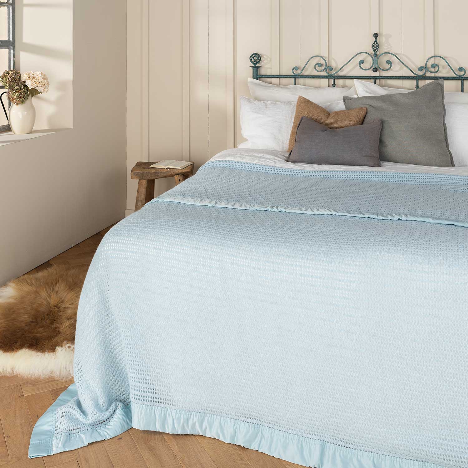 Wool Cellular Blanket - Image 6